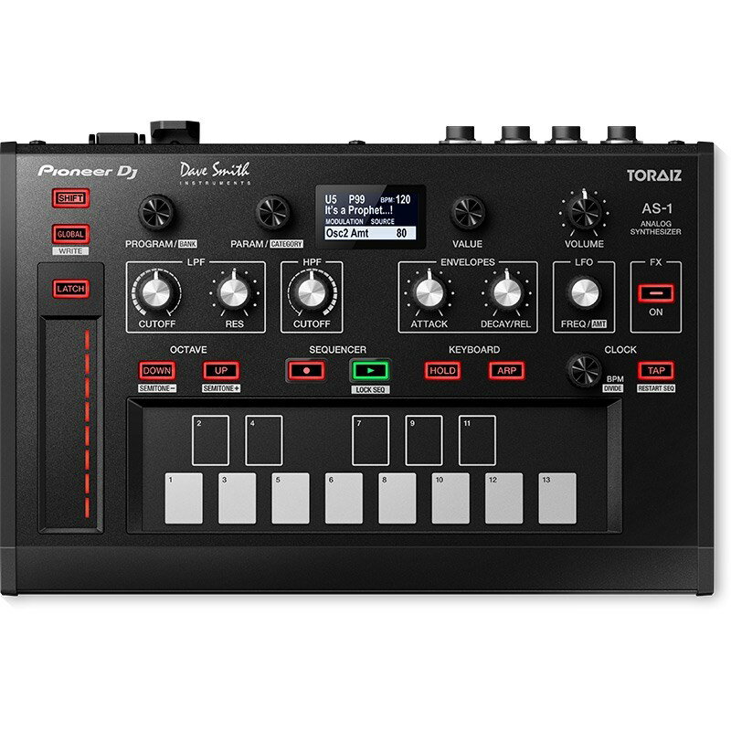 あす楽 Pioneer DJ ×Dave Smith Instruments TORAIZ AS-1 DJ機器 DJ用サンプラー・シンセ