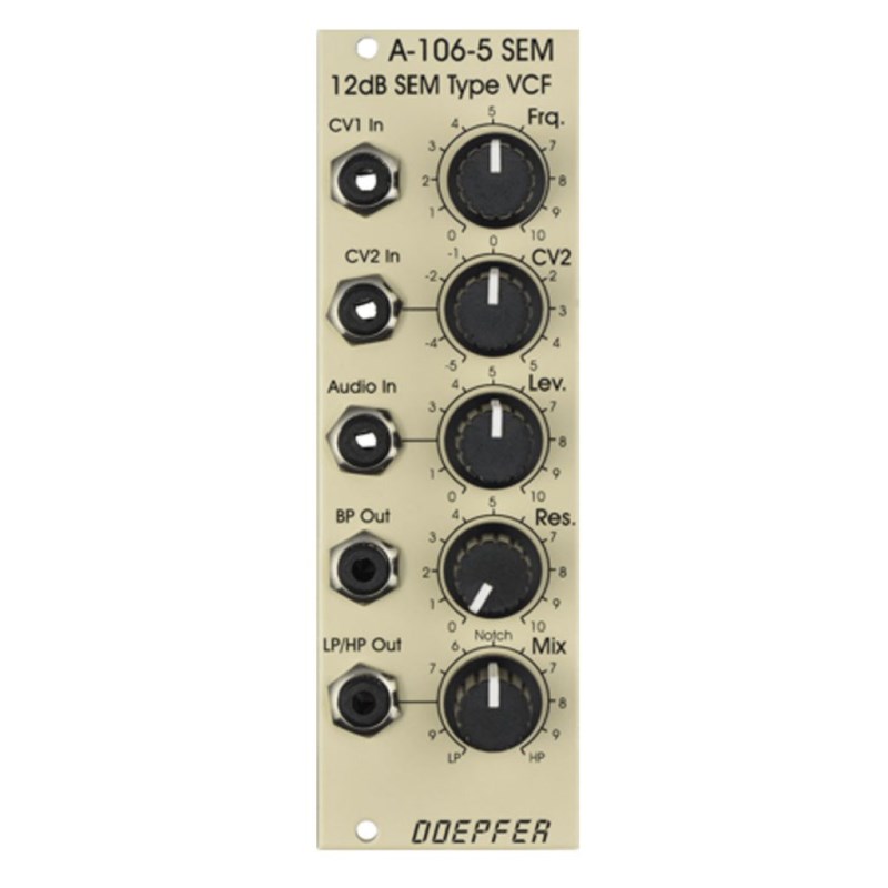 DOEPFER A-106-5SE SEM Type VCF / 12dB Multimode Filter シンセサイザー・電子楽器 シンセサイザー