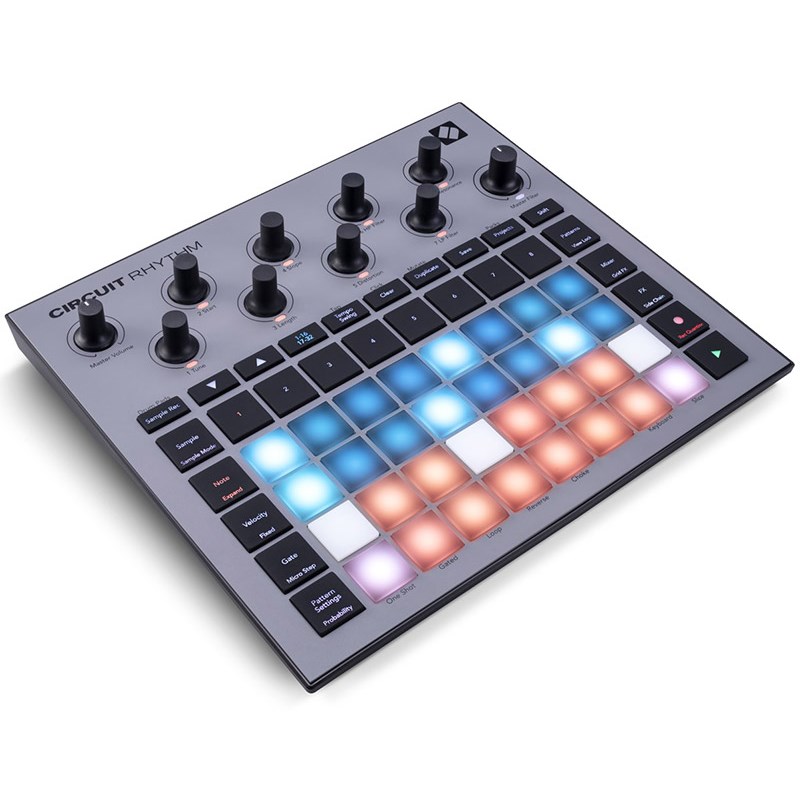 あす楽 NOVATION CIRCUIT RHYTHM 【スタンドアローン サンプラー】 シンセサイザー 電子楽器 リズムマシン サンプラー