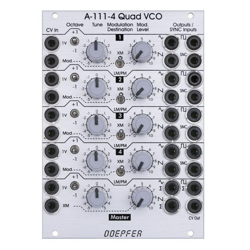 DOEPFER A-111-4 Quad VCO シンセサイザー・電子楽器 シンセサイザー