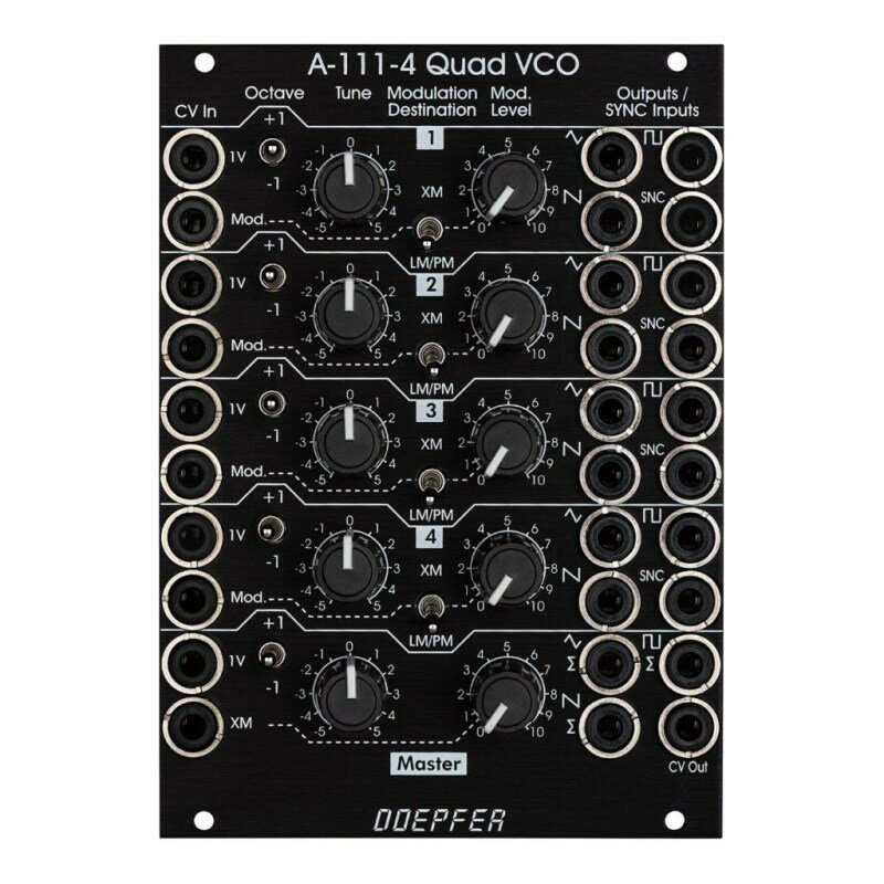 DOEPFER A-111-4V Quad VCO シンセサイザー・電子楽器 シンセサイザー