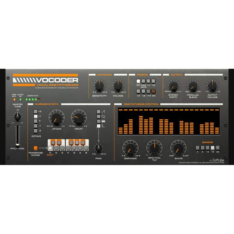 Softube Vocoder(ソフチューブ)(プラグインソフト)(オンライン納品) DTM プラグインソフト