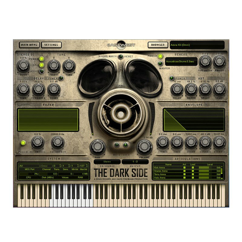 EAST WEST 【EASTWEST Cyber Monthセール！】The Dark Side (イーストウエスト) ソフトウェア (オンライン納品)(代引不可) DTM ソフトウェア音源
