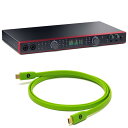 Focusrite Scarlett 18i20 Gen4 + OYAIDE製高品質USBケーブルセット(Type C to C 1.0m)(18in20out...