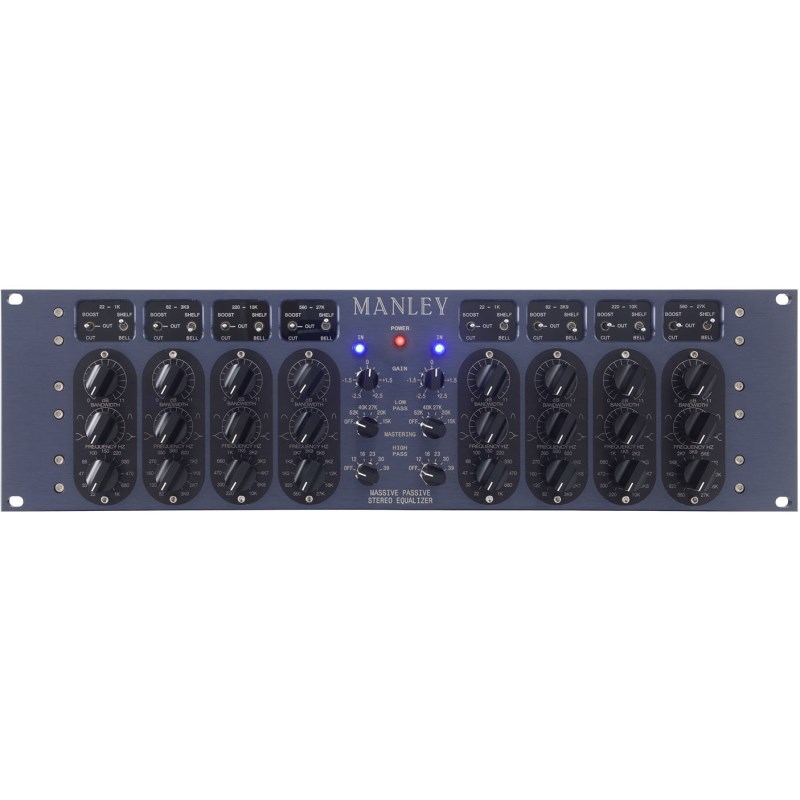 MANLEY MASSIVE PASSIVE STEREO TUBE EQ Mastering Version【マスタリングバージョン】【国内正規品】【予約商品・納期別途ご案内】 レコーディング アウトボード