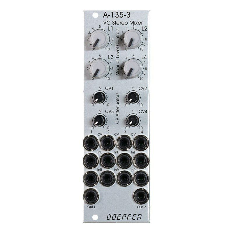 DOEPFER A-135-3 VC Stereo Mixer シンセサイザー・電子楽器 シンセサイザー