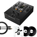 あす楽 Pioneer DJ DJM-250MK2 + コントロールヴァイナルRB-VD2-K + UDG製 USBタイプC-BケーブルSET 【rekordbox対応…