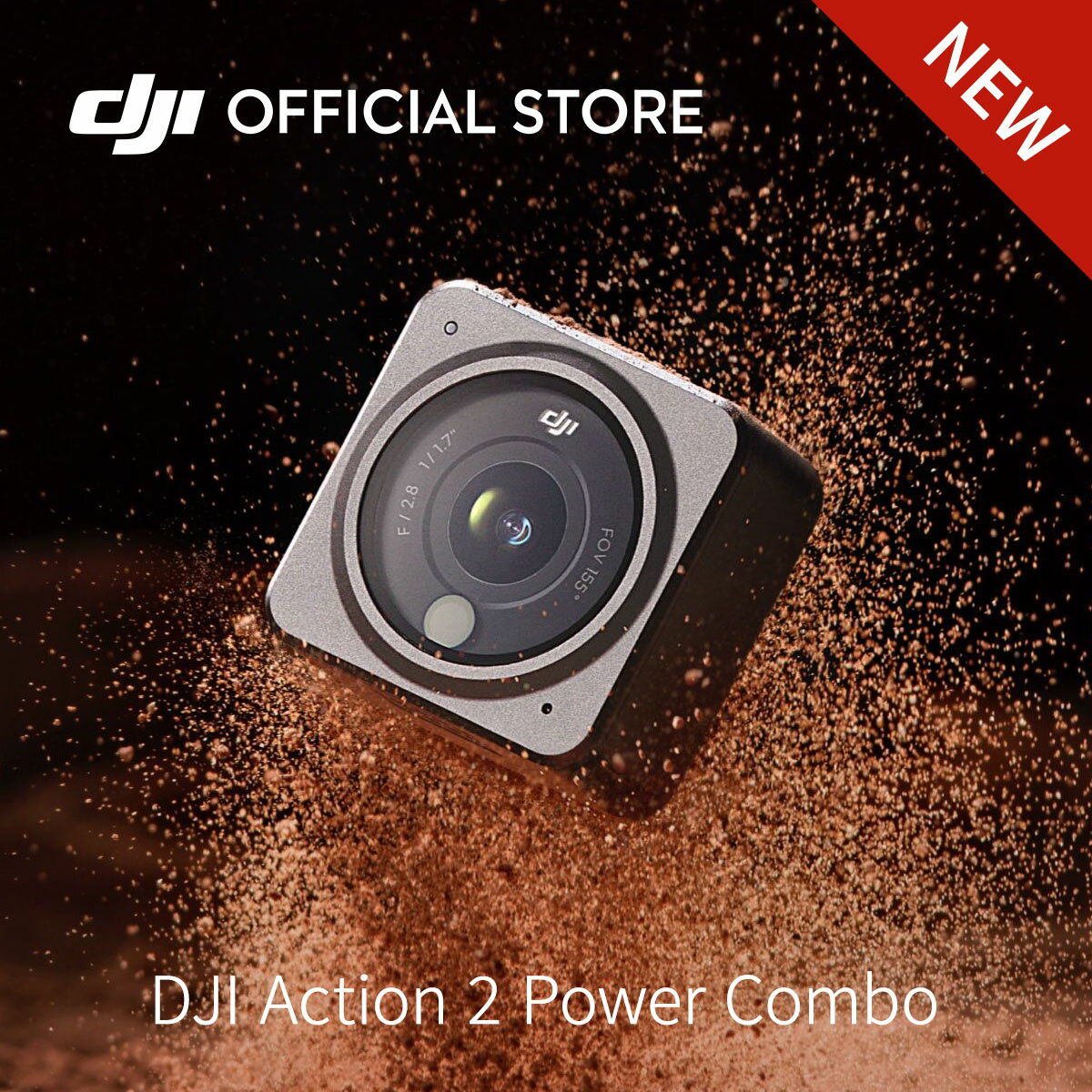 アクションカメラ ウェアラブルカメラ DJI Action 2 Power Combo 4K 120fps 超広角FOV Vlog セルフィ 軽量 小型 手ぶら タイムラプス 耐衝撃性 防塵性 10m 60m 防水 ゴリラガラス