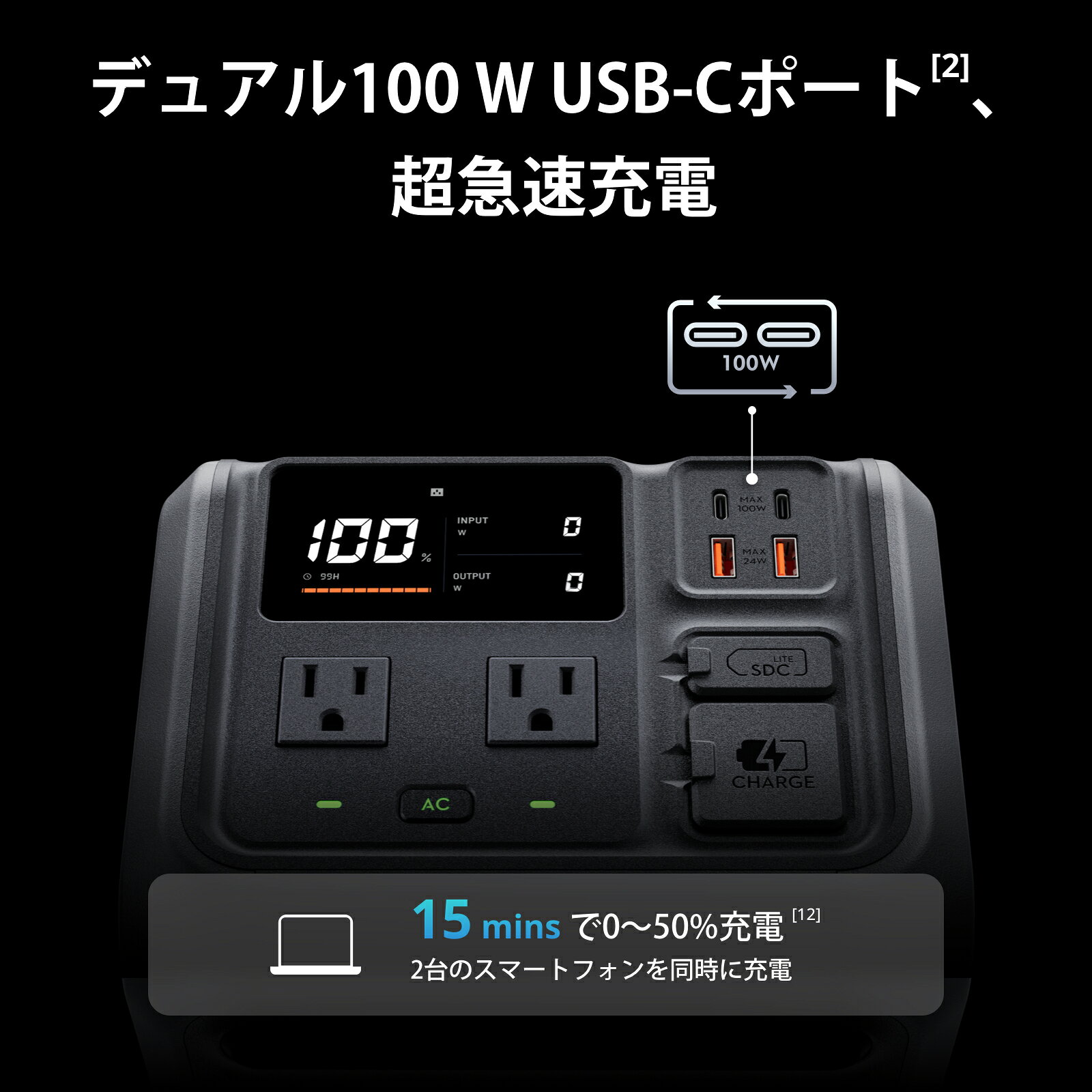 DJI Power 500 Air 3 シリーズ急速充電コンボ 3