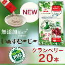 楽天RIVERD REPUBLIC日本産 犬用おやつ いぬすむ～じ～ 無添加ピュア PureValue5 plant-based クランベリー 20本入 （4本×5袋）