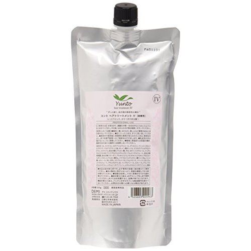 DEMI �f�~ �����g �w�A�g���[�g�����g 4 (IV) 500g �l�ւ��p(���t�B��) Yunto Treatment �����Ƃ� ���e�� �T�����ꔄ�i �w�A�P�A �Ɩ��p  NS 