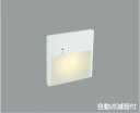 コイズミ照明 KOIZUMI フットライト足元灯 AB42105L マットファインホワイト 自動点滅器付 電球色