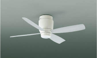 Interior Fans - コイズミ照明 KOIZUMI シーリングファン G-シリーズ DCモーター AEE595031 本体 白色 幅-φ900mm ※リモコン付 条件により傾斜天井可能