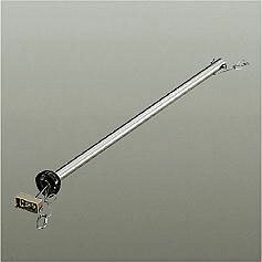 Rakuten - 照明 おしゃれ かわいい大光電機 DAIKO シーリングファン オプション延長パイプ DP-35323 シルバーサテン塗装 長600mm ■DP-35203G専用 ■ 傾斜天井にも使用可能32°まで