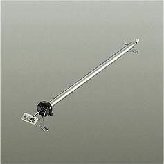 Interior Fans - 照明 おしゃれ かわいい大光電機 DAIKO シーリングファン オプション延長パイプ DP-37590 シルバー塗装 長600mm ■DP-38029E専用 ■ 傾斜天井にも使用可能32°まで