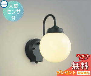 パナソニック　壁直付型　LED（電球色）　表札灯　LED電球交換型・防雨型　白熱電球40形1灯器具相当　ランプ付　LGW85116A