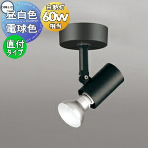 照明 おしゃれオーデリック ODELIC スポットライト OS256050NR 昼白色 OS256050LR 電球色 フランジタイ..