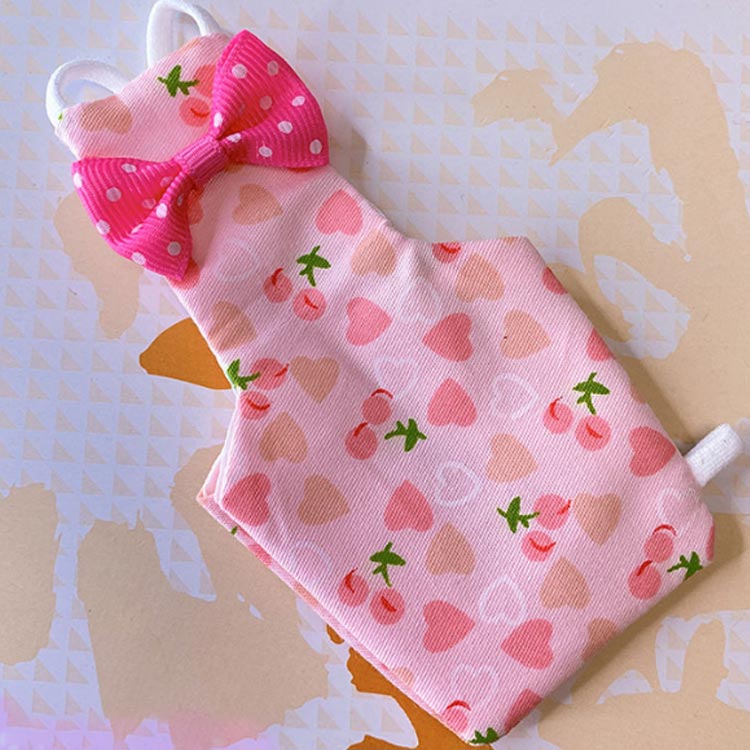 軽い ペット お出かけ インコ 鳥 鳥用おむつ おむつ インコ鳥 ハーネス 小鳥 鳥服 フライトスーツ インコの服 フン 鳥用ミニ尿ウェットスーツ 小動物用 服 鳥 散歩 訓練 鍛える リボン レモン スイカ パイナップル 3