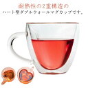ダブルウォール グラスカップ 二重構造 耐熱ガラス コーヒーカップ グラス マグコップ 取っ手付き お洒落 ティーカップ 保温 保冷 結露しない ギフト プレゼント 家庭用 可愛い 送料無料