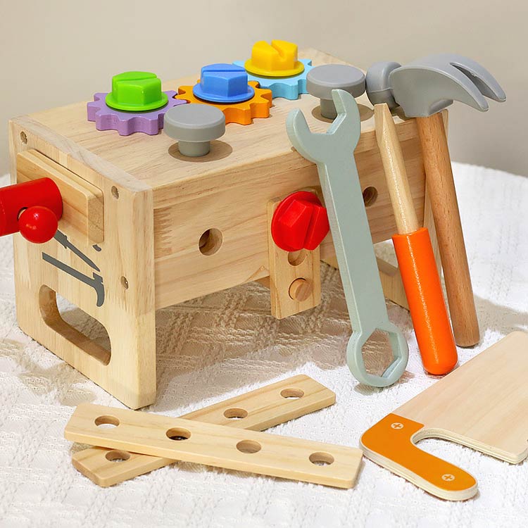 大工 おもちゃ 工具セット 大工さんままごとセット 積み木 子ども 知育おもちゃ おもちゃ ごっこ遊び 室内 工具 木製 木のおもちゃ 形合わせ 指先訓練 五感 知育玩具 子ども 誕生日 プレゼント ギフト 贈り物 男の子 女の子 3