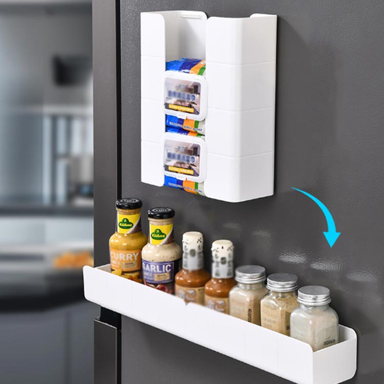 ティッシュケース マグネット ペーパータオルホルダー 分離式 壁掛け 幅調節可能 ティッシュ収納 ティッシュペーパー ティッシュボックス 強力磁石 ペーパーホルダー キッチン お風呂 洗面台 冷蔵庫用 自宅用 送料無料 [2]