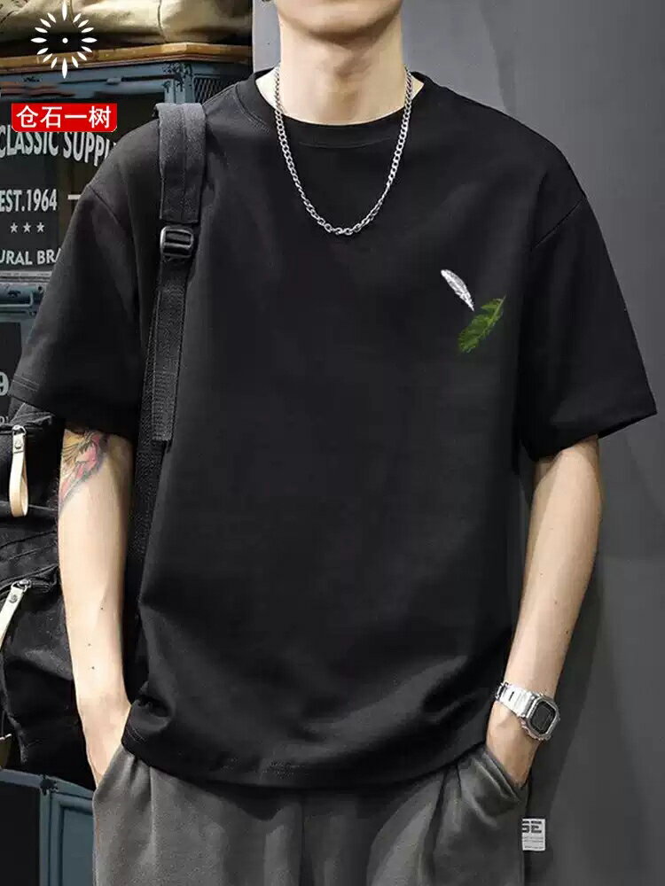 倉石一樹 2026年新商品 夏用 メンズTシャツ ラウンドネック 薄手 通気性抜群 デイリーファッション カジュアル ルーズフィット トレンドデザイン インナーとしても使える半袖 トップス メンズファション