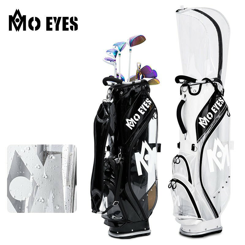 【SS期間P5倍！】【Pro Golf Master】正規品　PGM MOEYESシリーズ　 ニュー クリア ゴルフバッグ　練習用　TPU耐摩耗　防水　防汚　おしゃれ　ファション　ネームプレート　人気