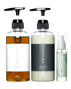 【正規品】IKUE 幾重 シャンプー＆トリートメント 500ml ＋ 幾重 ヘアオイル 60ml セット シャンプー サロンシャンプー 美容室専売品 サロン専売品 ヘマチンシャンプー シャンプー 頭皮ケア 高級シャンプー ノンシリコンシャンプー 業務用 美容院シャンプー