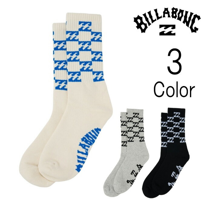 樂天商城 - ビラボン Billabong メンズ WAVE CHECKER SOCKS ソックス 靴下 bg011945