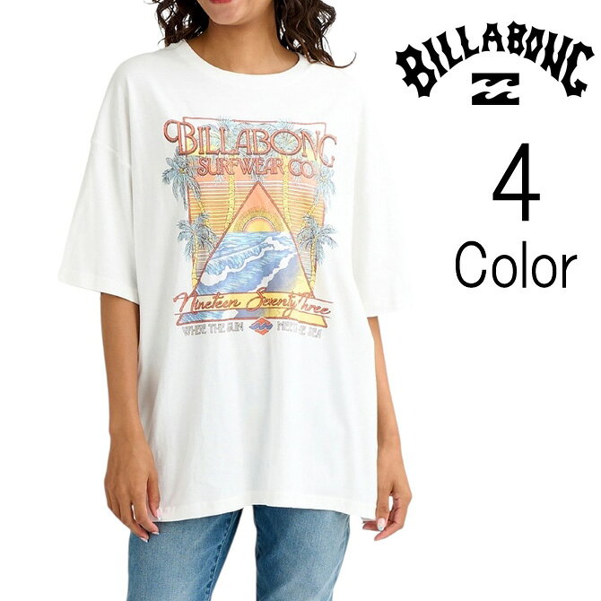 Rakuten - ビラボン Billabong レディース GRAPHIC PRINT LOOSE TEE ルーズ 半袖 Tシャツ bg013213