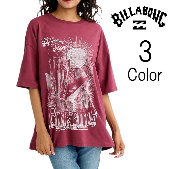 Rakuten - ビラボン Billabong レディース SUN CHASING LOOSE TEE ルーズ 半袖 Tシャツ bg013214