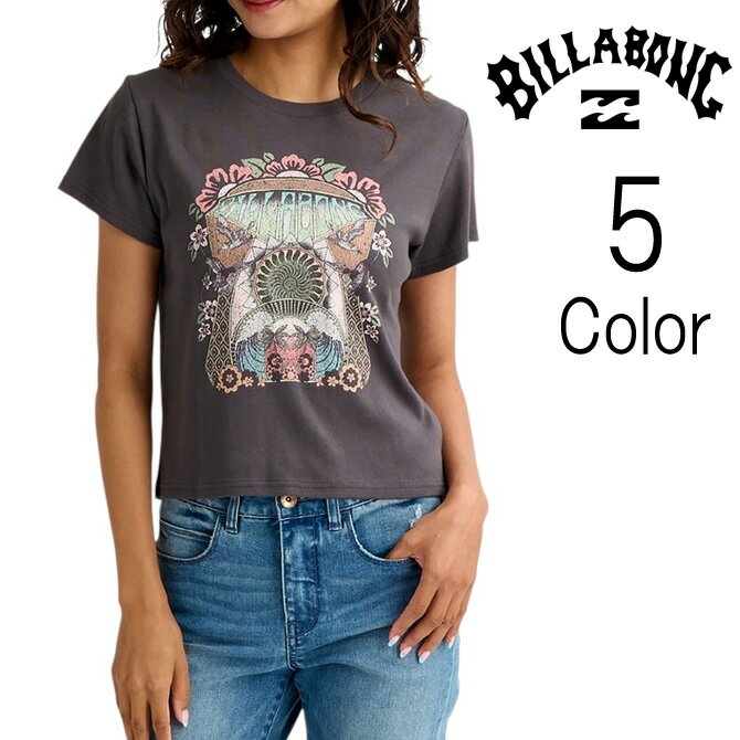 樂天商城 - ビラボン Billabong レディース GRAPHIC BABY FIT TEE ベビーフィット 半袖 Tシャツ bg013216