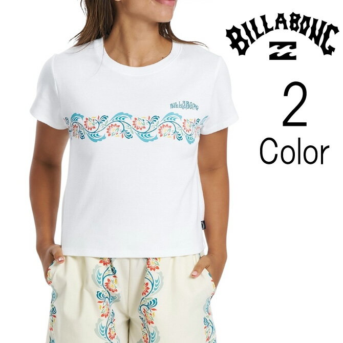 Rakuten - ビラボン Billabong レディース ENDLESS NATURE BABY FIT TEE ベビーフィット 半袖 Tシャツ bg013230