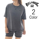 ビラボン Billabong レディース LOOSE CROPPED SS SWEAT CREW 半袖スウェット bf013006(4)