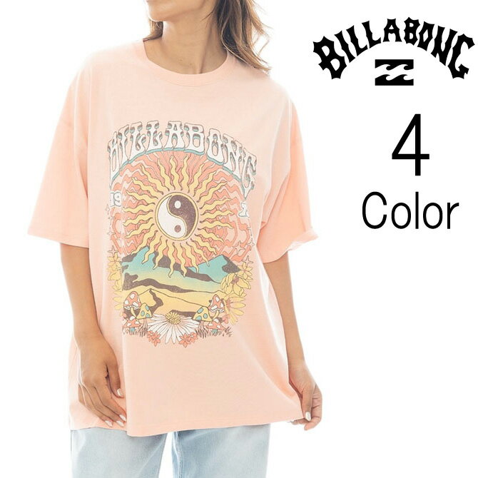 Rakuten - ビラボン Billabong レディース GRAPHIC PRINT LOOSE TEE ルーズ 半袖 Tシャツ bf013211