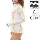 ビラボン Billabong レディース SURF CAPSULE ZIP UP HOODED RASHGUARD ジップアップ ラッシュガード パーカー be013860(4)