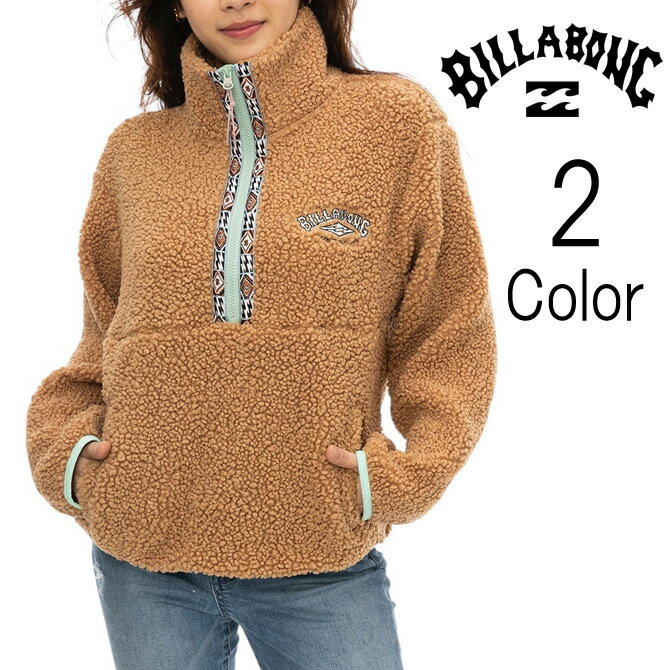 ビラボン Billabong レディース HORIZON MOCK NECK ボアフリース ジャケット be014043(4.0)