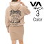 ルーカ Rvca ルカ レディース PASTE UP HOODIE DRESS パーカーワンピース be044351