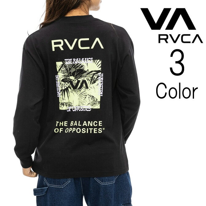 ルーカ Rvca　ルカ レディース PALM TREE LEAF BOX LS TEE ロングスリーブTシャツ be044052