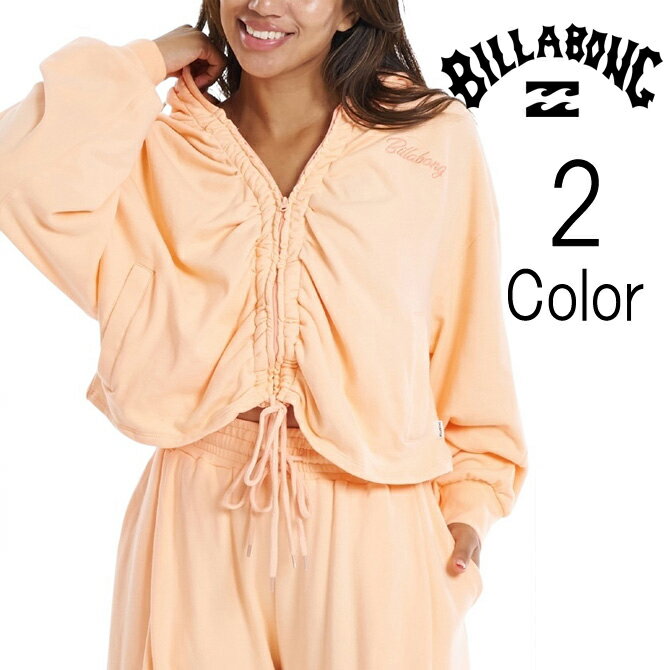 Rakuten - ビラボン Billabong レディース CROPPED LIGHT SWEAT ZIP PARKA ジップアップパーカー bg013012