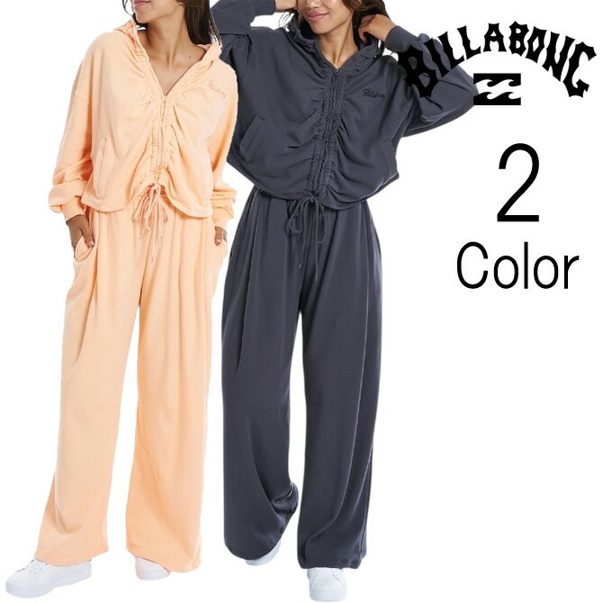 樂天商城 - ビラボン Billabong レディース WIDE LIGHT SWEAT LONG PANTS ワイドパンツ ロングパンツ bg013702