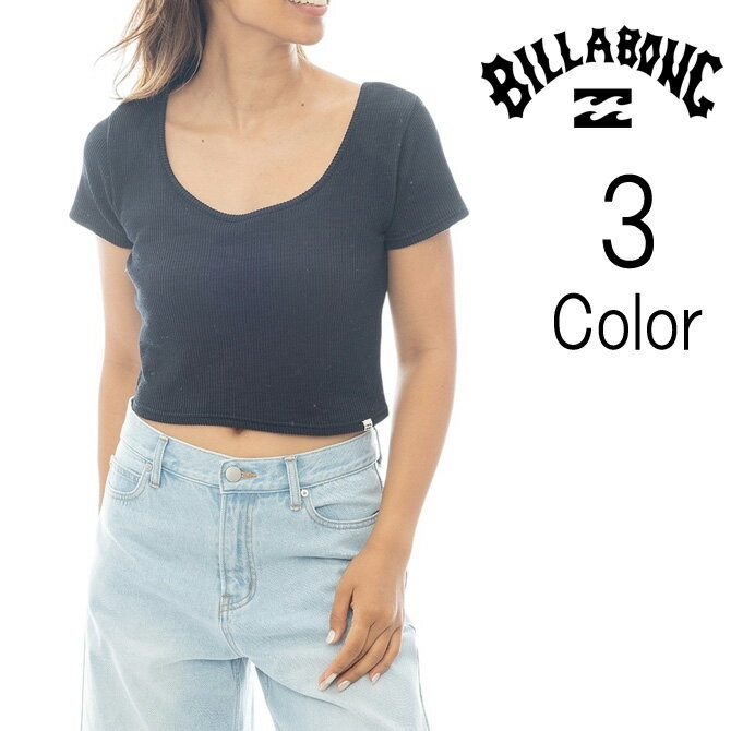 Rakuten - ビラボン Billabong レディース 2WAY BABY FIT TEE 半袖Tシャツ bf013217