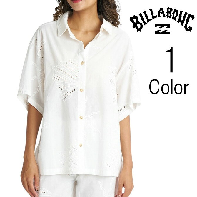 Rakuten - ビラボン Billabong レディース BEACH LIVIN SHIRT 半袖シャツ bg01c123