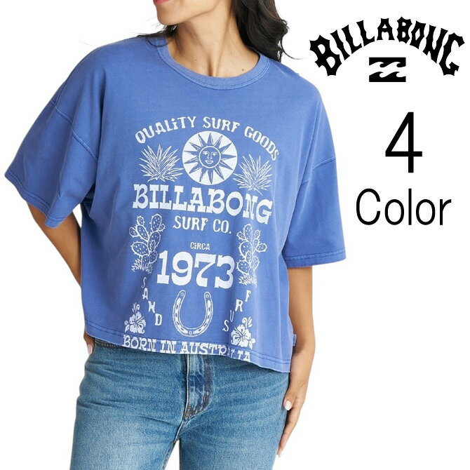 Rakuten - ビラボン Billabong レディース SUN ECHOES WL CROPPED COOL DRY TEE 半袖Tシャツ bg01c209