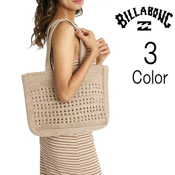 樂天商城 - ビラボン Billabong レディース CROCHE TOTE BAG トートバッグ bg01c910