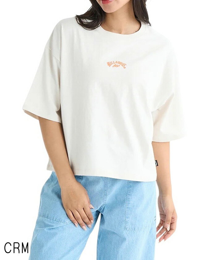 ビラボン Billabong レディース COCO PARM WIDE LOOSE CROPPED TEE ルーズ 半袖 Tシャツ bf013222