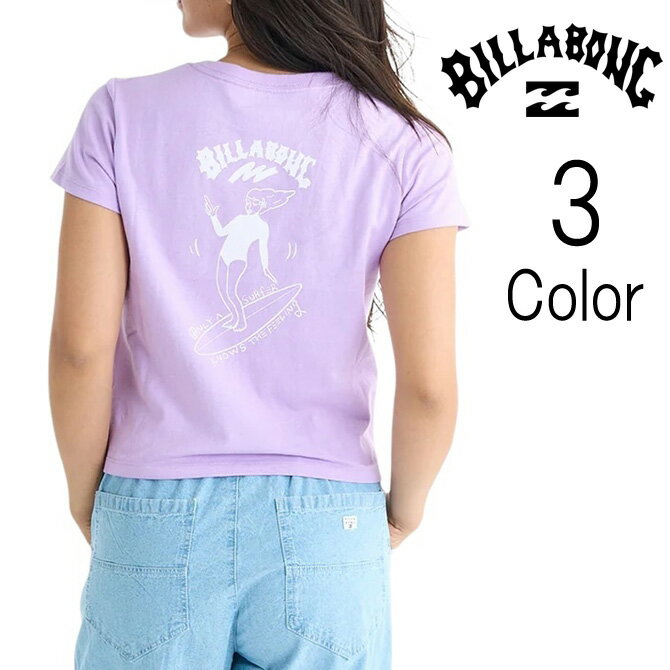 Rakuten - ビラボン Billabong レディース SURF GIRL BABY FIT TEE 半袖Tシャツ bf013223