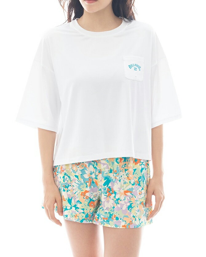 【BILLA BONG】ビキニ、ショートパンツ3点セット BILLABONG/ビラボン ボタニカル柄三角ビキニ BF013-801（水着