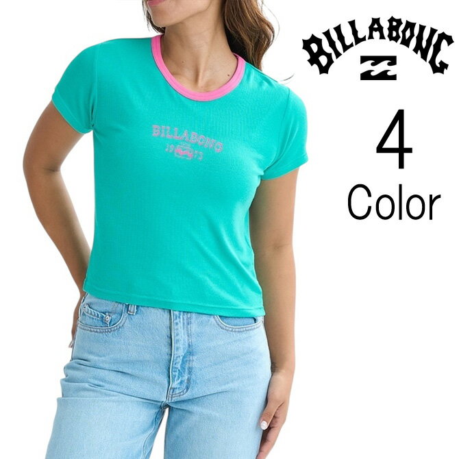 Rakuten - ビラボン Billabong レディース BICOLOR BABY FIT TEE 半袖Tシャツ bf01c210