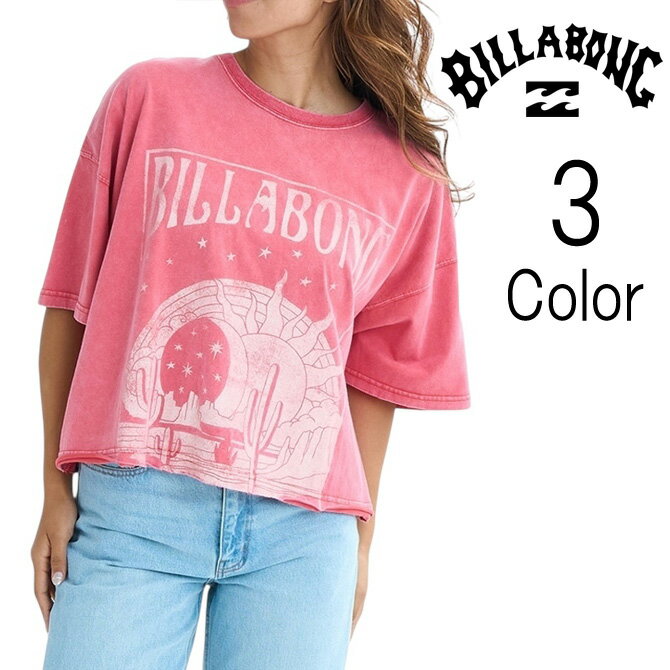 Rakuten - ビラボン Billabong レディース GRAPHIC WIDE LOOSE CROPPED TEE 半袖Tシャツ bf01c213